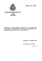 Afkondigingsblad van Aruba 1988 no. 145, DWJZ - Directie Wetgeving en Juridische Zaken