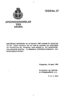 Afkondigingsblad van Aruba 1988 no. 17, DWJZ - Directie Wetgeving en Juridische Zaken