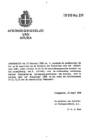 Afkondigingsblad van Aruba 1988 no. 20, DWJZ - Directie Wetgeving en Juridische Zaken