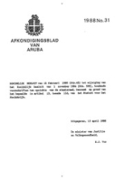 Afkondigingsblad van Aruba 1988 no. 31, DWJZ - Directie Wetgeving en Juridische Zaken
