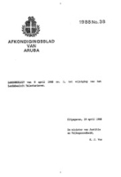 Afkondigingsblad van Aruba 1988 no. 38, DWJZ - Directie Wetgeving en Juridische Zaken