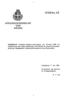 Afkondigingsblad van Aruba 1988 no. 42, DWJZ - Directie Wetgeving en Juridische Zaken