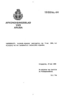 Afkondigingsblad van Aruba 1988 no. 44, DWJZ - Directie Wetgeving en Juridische Zaken