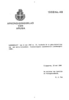 Afkondigingsblad van Aruba 1988 no. 48, DWJZ - Directie Wetgeving en Juridische Zaken