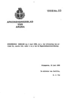 Afkondigingsblad van Aruba 1988 no. 53, DWJZ - Directie Wetgeving en Juridische Zaken