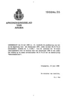 Afkondigingsblad van Aruba 1988 no. 55, DWJZ - Directie Wetgeving en Juridische Zaken