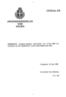 Afkondigingsblad van Aruba 1988 no. 56, DWJZ - Directie Wetgeving en Juridische Zaken