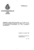 Afkondigingsblad van Aruba 1988 no. 6, DWJZ - Directie Wetgeving en Juridische Zaken