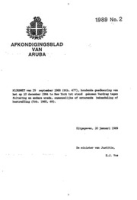 Afkondigingsblad van Aruba 1989 no. 2, DWJZ - Directie Wetgeving en Juridische Zaken