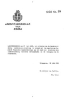 Afkondigingsblad van Aruba 1989 no. 29, DWJZ - Directie Wetgeving en Juridische Zaken