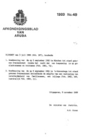 Afkondigingsblad van Aruba 1989 no. 49, DWJZ - Directie Wetgeving en Juridische Zaken