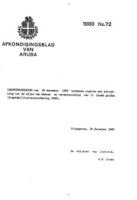 Afkondigingsblad van Aruba 1989 no. 72, DWJZ - Directie Wetgeving en Juridische Zaken