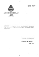 Afkondigingsblad van Aruba 1989 no. 8, DWJZ - Directie Wetgeving en Juridische Zaken