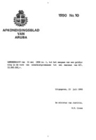 Afkondigingsblad van Aruba 1990 no. 10, DWJZ - Directie Wetgeving en Juridische Zaken