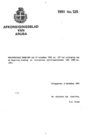 Afkondigingsblad van Aruba 1991 no. 125, DWJZ - Directie Wetgeving en Juridische Zaken