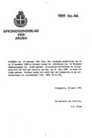 Afkondigingsblad van Aruba 1991 no. 46, DWJZ - Directie Wetgeving en Juridische Zaken