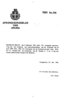 Afkondigingsblad van Aruba 1991 no. 54, DWJZ - Directie Wetgeving en Juridische Zaken