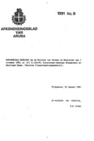 Afkondigingsblad van Aruba 1991 no. 8, DWJZ - Directie Wetgeving en Juridische Zaken