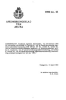 Afkondigingsblad van Aruba 1992 no. 21, DWJZ - Directie Wetgeving en Juridische Zaken