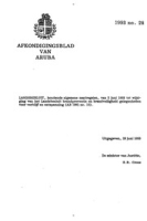 Afkondigingsblad van Aruba 1993 no. 28, DWJZ - Directie Wetgeving en Juridische Zaken