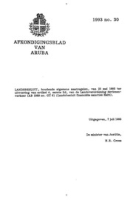 Afkondigingsblad van Aruba 1993 no. 30, DWJZ - Directie Wetgeving en Juridische Zaken