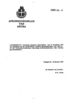 Afkondigingsblad van Aruba 1993 no. 4, DWJZ - Directie Wetgeving en Juridische Zaken