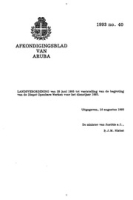 Afkondigingsblad van Aruba 1993 no. 40, DWJZ - Directie Wetgeving en Juridische Zaken