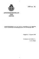 Afkondigingsblad van Aruba 1993 no. 41, DWJZ - Directie Wetgeving en Juridische Zaken