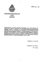 Afkondigingsblad van Aruba 1994 no. 24, DWJZ - Directie Wetgeving en Juridische Zaken