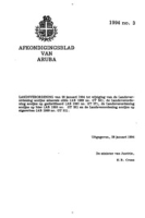 Afkondigingsblad van Aruba 1994 no. 3, DWJZ - Directie Wetgeving en Juridische Zaken