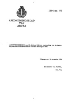 Afkondigingsblad van Aruba 1994 no. 56, DWJZ - Directie Wetgeving en Juridische Zaken