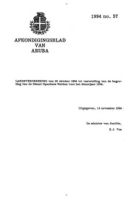 Afkondigingsblad van Aruba 1994 no. 57, DWJZ - Directie Wetgeving en Juridische Zaken