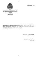 Afkondigingsblad van Aruba 1995 no. 12, DWJZ - Directie Wetgeving en Juridische Zaken
