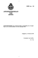 Afkondigingsblad van Aruba 1995 no. 16, DWJZ - Directie Wetgeving en Juridische Zaken