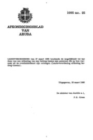 Afkondigingsblad van Aruba 1995 no. 25, DWJZ - Directie Wetgeving en Juridische Zaken