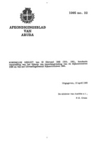 Afkondigingsblad van Aruba 1995 no. 32, DWJZ - Directie Wetgeving en Juridische Zaken