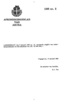 Afkondigingsblad van Aruba 1995 no. 5, DWJZ - Directie Wetgeving en Juridische Zaken