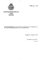 Afkondigingsblad van Aruba 1995 no. 53, DWJZ - Directie Wetgeving en Juridische Zaken