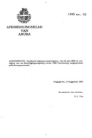 Afkondigingsblad van Aruba 1995 no. 55, DWJZ - Directie Wetgeving en Juridische Zaken
