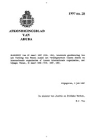 Afkondigingsblad van Aruba 1997 no. 28, DWJZ - Directie Wetgeving en Juridische Zaken