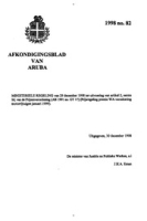 Afkondigingsblad van Aruba 1998 no. 82, DWJZ - Directie Wetgeving en Juridische Zaken