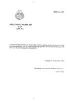 Afkondigingsblad van Aruba 2000 no. 101, DWJZ - Directie Wetgeving en Juridische Zaken