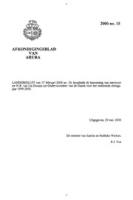 Afkondigingsblad van Aruba 2000 no. 15, DWJZ - Directie Wetgeving en Juridische Zaken