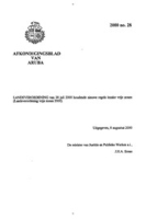 Afkondigingsblad van Aruba 2000 no. 28, DWJZ - Directie Wetgeving en Juridische Zaken