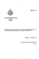 Afkondigingsblad van Aruba 2000 no. 34, DWJZ - Directie Wetgeving en Juridische Zaken