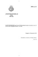 Afkondigingsblad van Aruba 2000 no. 65, DWJZ - Directie Wetgeving en Juridische Zaken
