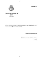 Afkondigingsblad van Aruba 2000 no. 67, DWJZ - Directie Wetgeving en Juridische Zaken