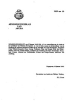 Afkondigingsblad van Aruba 2002 no. 10, DWJZ - Directie Wetgeving en Juridische Zaken