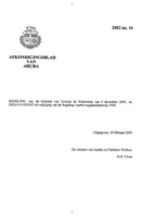 Afkondigingsblad van Aruba 2002 no. 16, DWJZ - Directie Wetgeving en Juridische Zaken