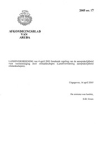 Afkondigingsblad van Aruba 2005 no. 17, DWJZ - Directie Wetgeving en Juridische Zaken